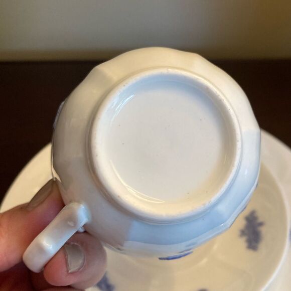 Adderleys Chelsey Blue Lavender Tea Cup Saucer‎ Dessert Breakfast Plate Antique - Picture 6 of 14